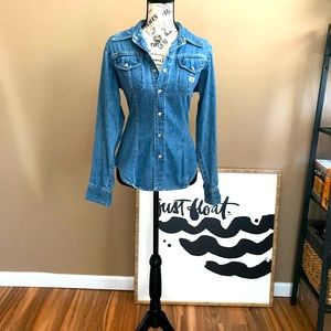 Vintage Calvin Klein Lightweight Denim Shirt